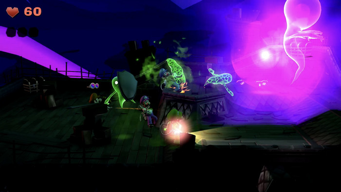 Luigi's Mansion 2 HD Nintendo Switch produkt in gebrauch