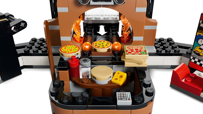LEGO City Pizza-Liefererlebnis mit Fahrzeugen 60496 detail