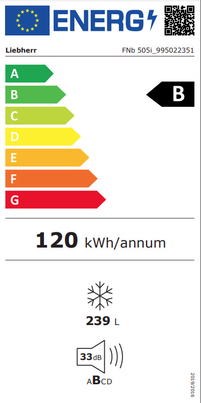 Liebherr FNb 505i-22 energielabel