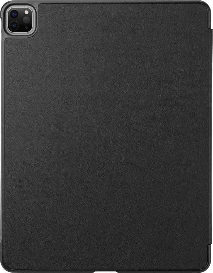 BlueBuilt Apple iPad Air 13 Zoll (2025/2024) / Pro 12,9 Zoll (2022) Tri-Fold Book Case Schwarz rückseite