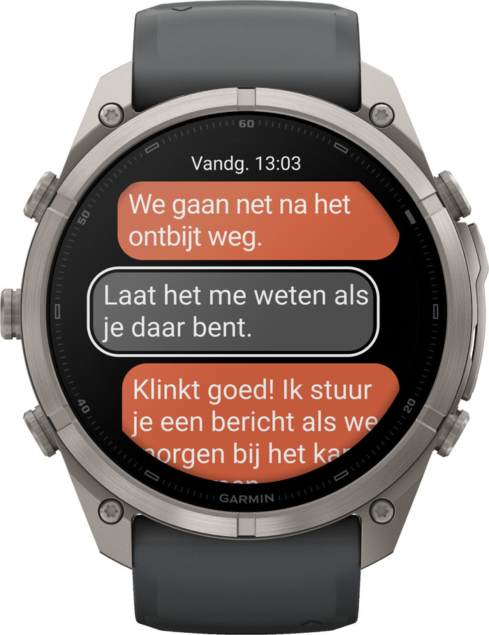 Garmin Fenix 9 Pro Schwarz LTE 51 mm vorne