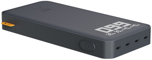 Xtorm Titan Ultra Powerbank mit Schnellladefunktion 27.000 mAh Schwarz rechte seite