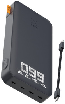 Xtorm Titan Ultra Powerbank mit Schnellladefunktion 27.000 mAh Schwarz zubehör