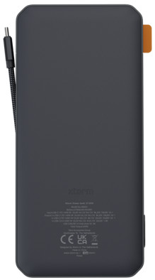 Xtorm Titan Ultra Powerbank mit Schnellladefunktion 27.000 mAh Schwarz rückseite