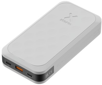 Xtorm Powerbank mit Schnellladefunktion 20.000 mAh Weiß linke seite