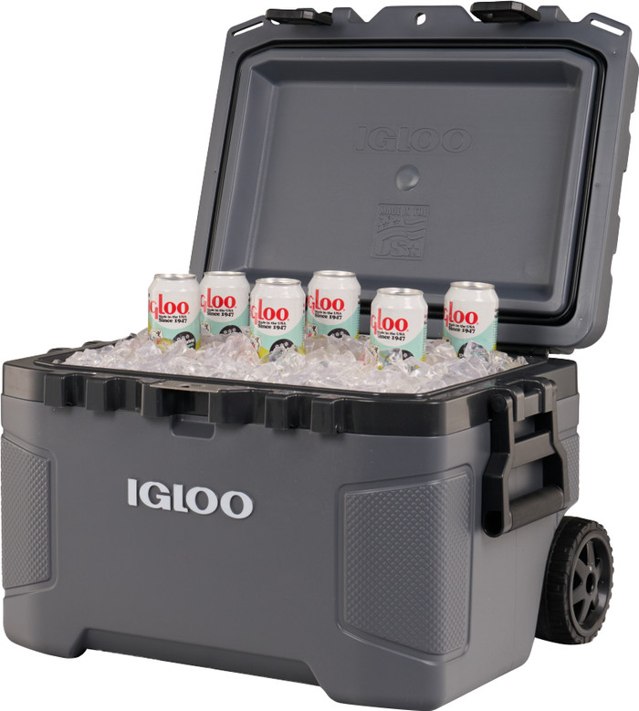 Igloo Trailmate 52 QT Carbonite Roller Kühlbox produkt in gebrauch