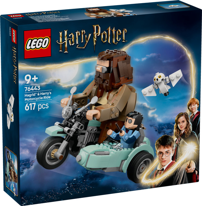 LEGO Harry Potter Hagrid & Harry's Motorcycle Ride 76443 packaging