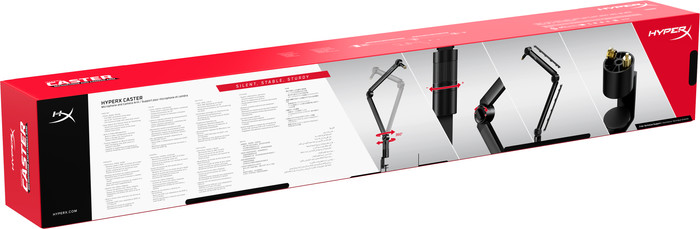 HyperX Caster Mic and Camera Arm packaging