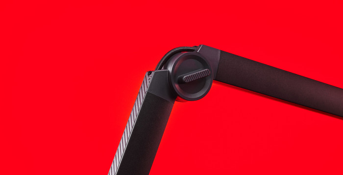 HyperX Caster Mic and Camera Arm product in use