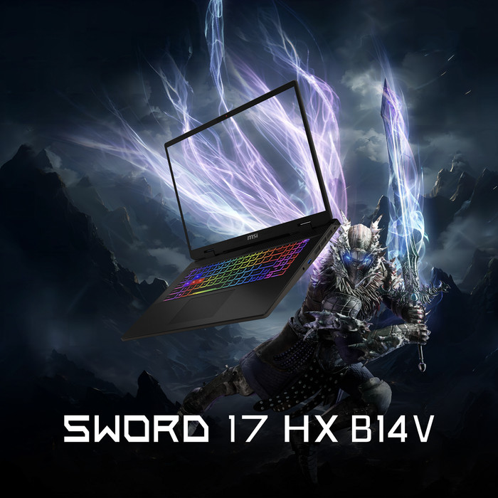 MSI Sword 17 HX B14VGKG - 17" - Intel Core i7 (14. Gen) - 16GB RAM/1TB SSD - RTX 4070 visueller lieferant