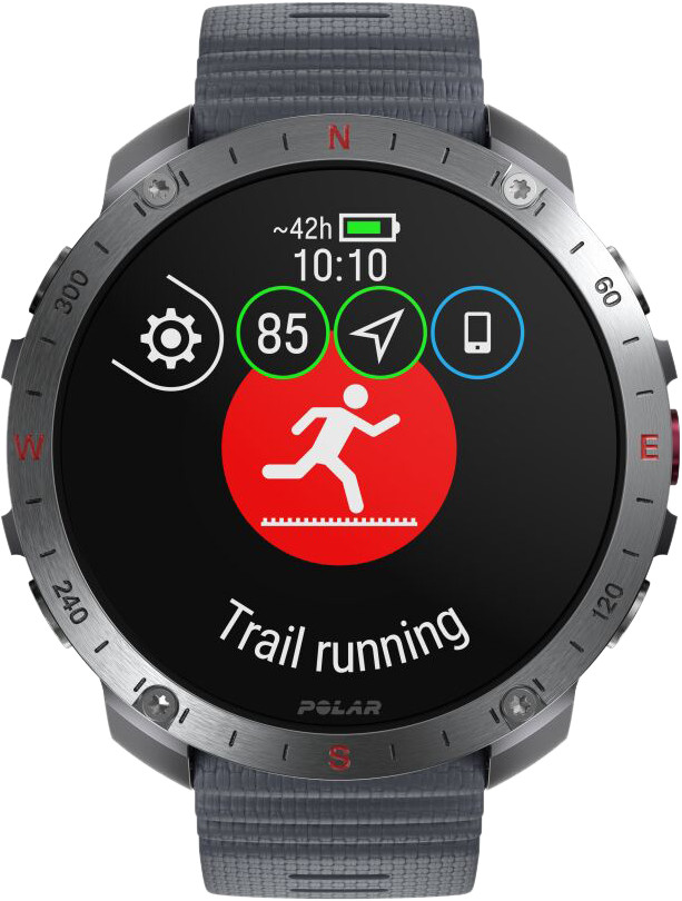 Polar Grit X 2 Pro Silver front