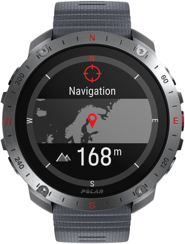 Polar Grit X 2 Pro Silver front