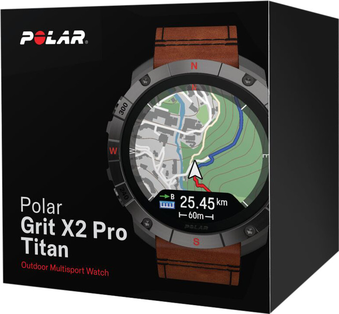 Polar Grit X 2 Pro Titan packaging