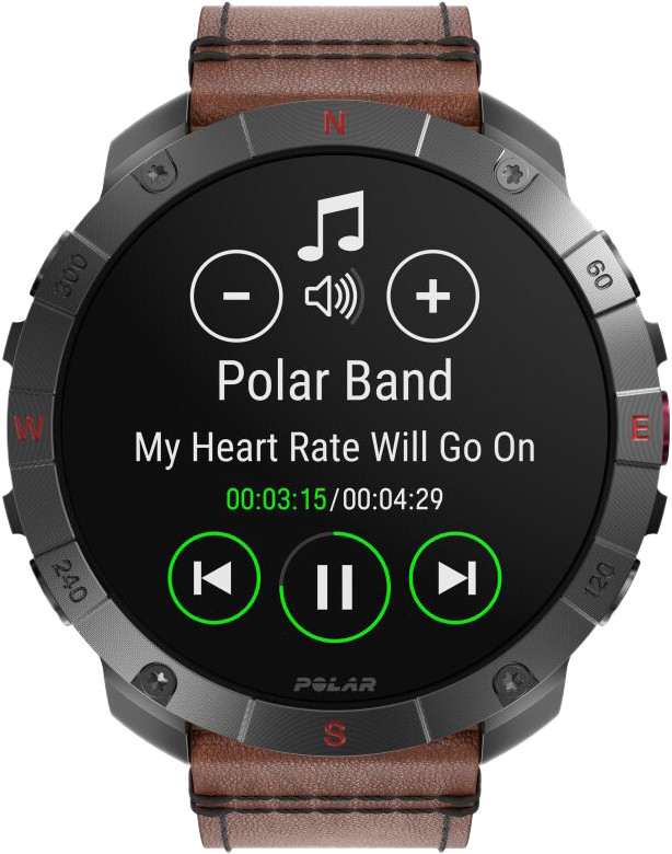 Polar Grit X 2 Pro Titan front