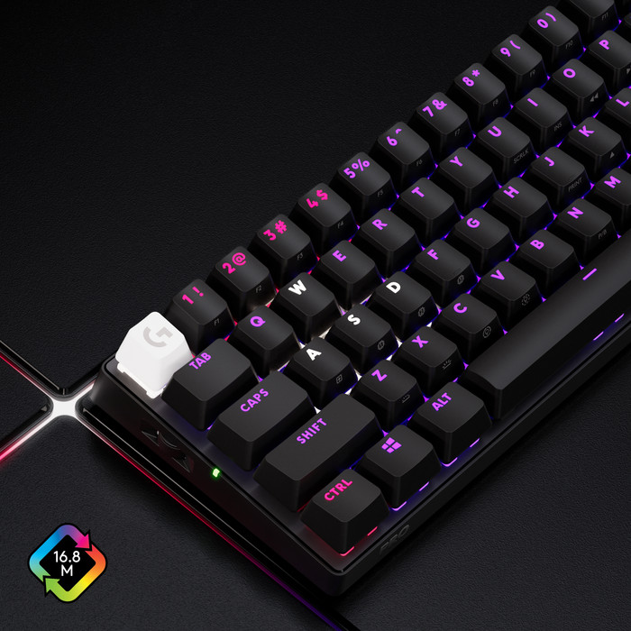 Logitech G PRO X 60 Mechanische Gaming-Tastatur Schwarz QWERTZ visueller lieferant