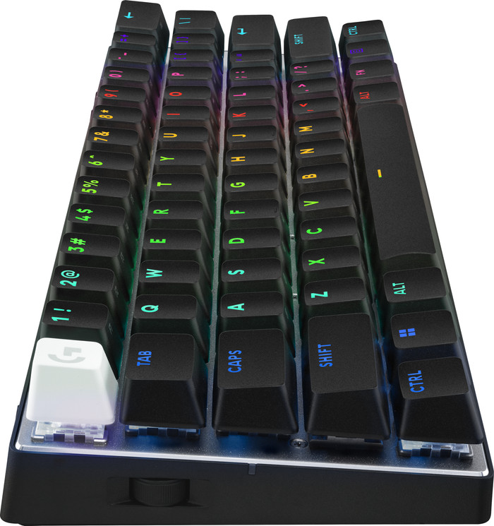 Logitech G PRO X 60 Mechanische Gaming-Tastatur Schwarz QWERTZ linke seite