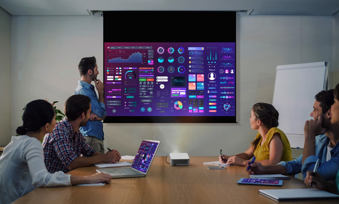 Optoma ML1080ST produkt in gebrauch