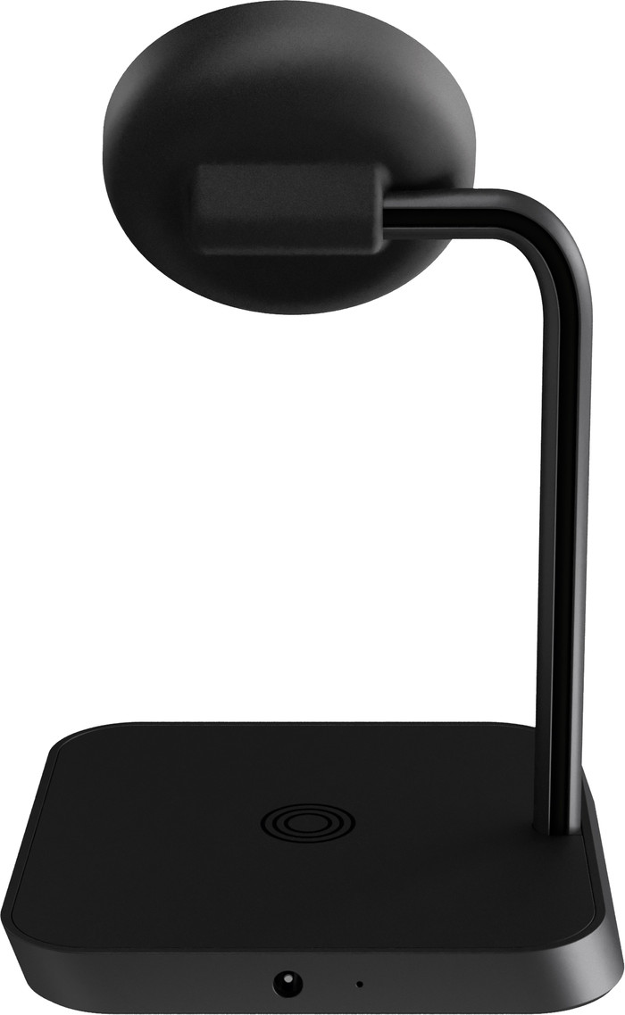 ZENS 2-in-1 MagSafe and Qi2 Wireless Charger 15W with Stand Black back