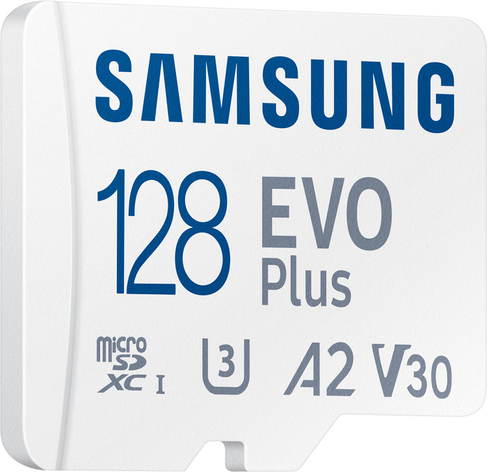 Samsung microSDXC EVO Plus (2024) 128GB left side