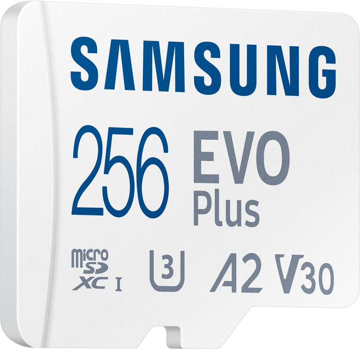 Samsung microSDXC EVO Plus (2024) 256GB linke seite