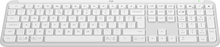 Logitech Signature Slim K950 Wireless Keyboard QWERTZ White front