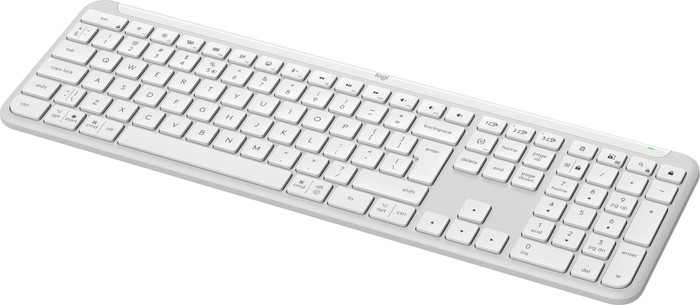 Logitech Signature Slim K950 Wireless Keyboard QWERTZ White right side