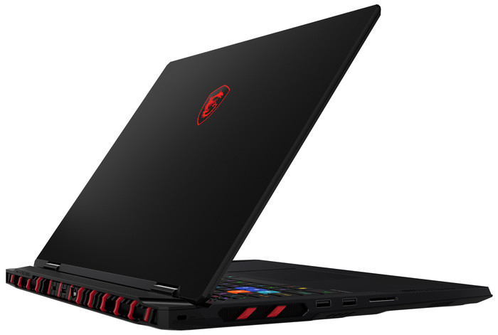 MSI Raider 18 Max HX A2WI-1075 - 18" - Intel Core Ultra 9 - 32GB RAM/2TB SSD - RTX 5080 rückseite