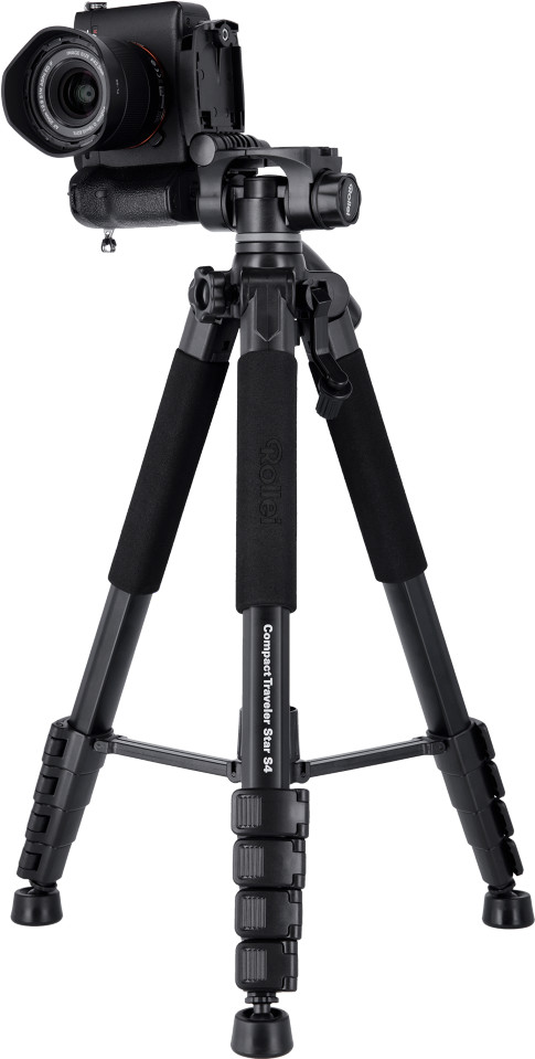 Rollei Compact Traveler Star S4 Tripod produkt in gebrauch