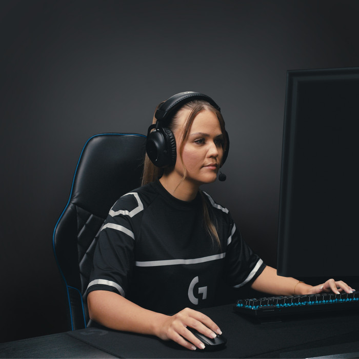 Logitech G PRO X Superlight 2 LIGHTSPEED Wireless Gaming Mouse White product in use