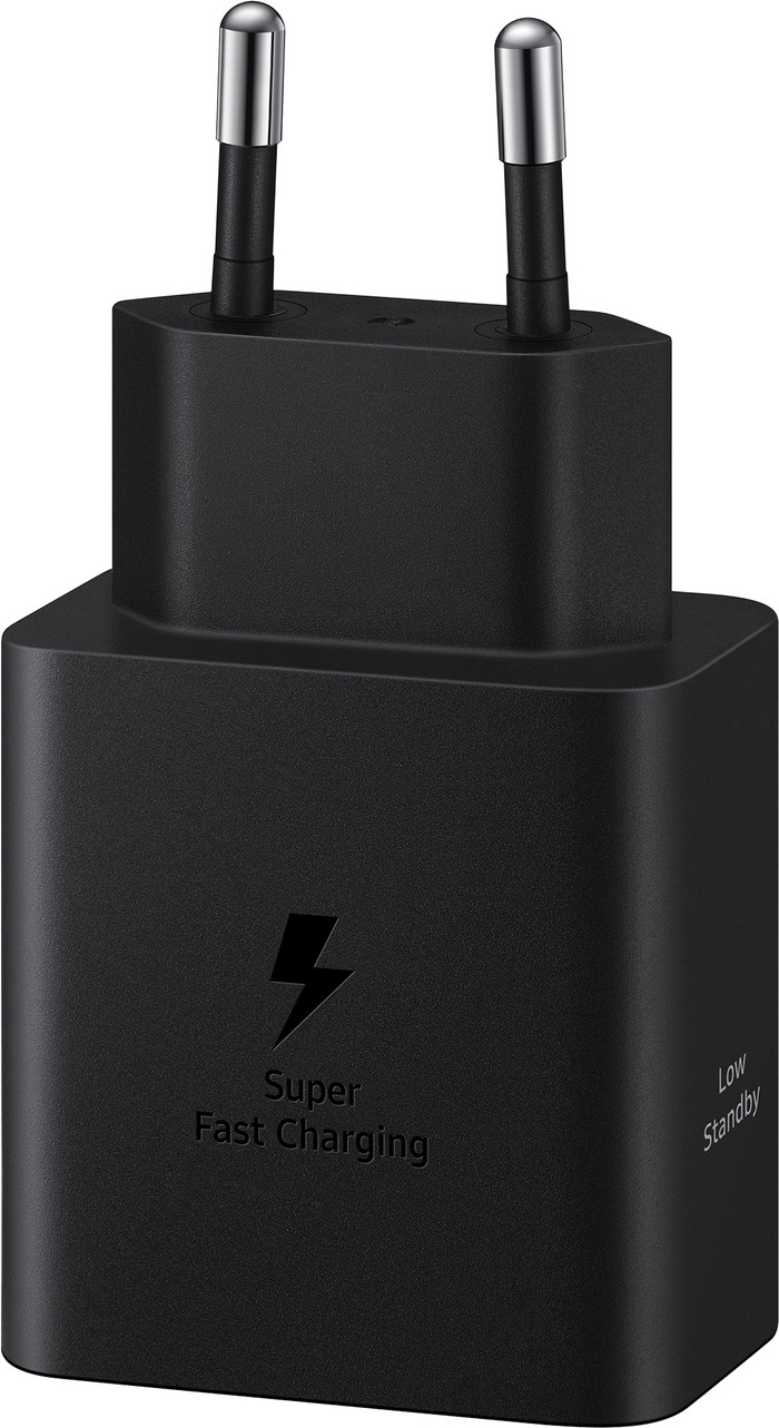 Samsung 45W GaN USB-C-Ladegerät Schwarz vorne