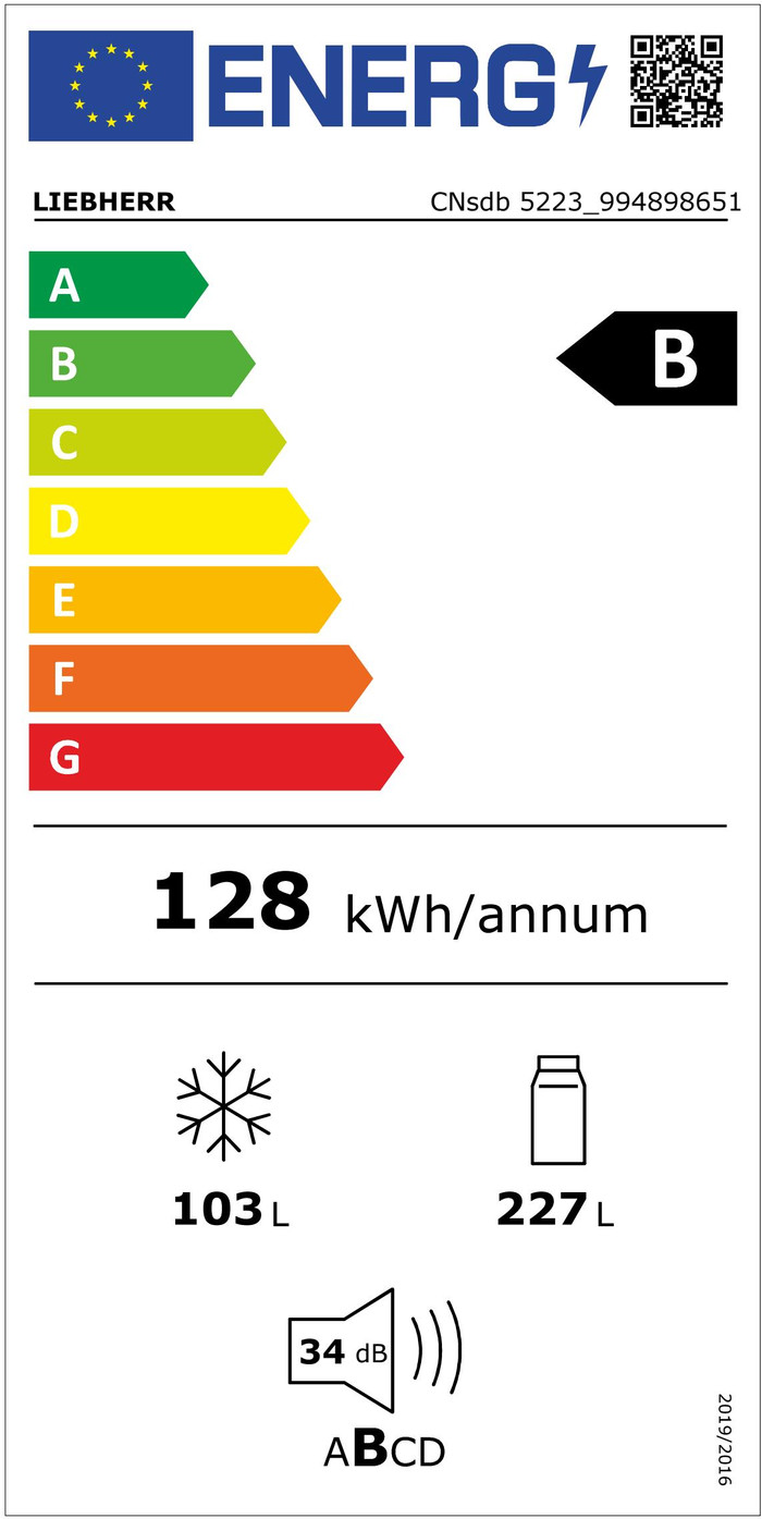 Liebherr CNsdb 5223-22 energy label