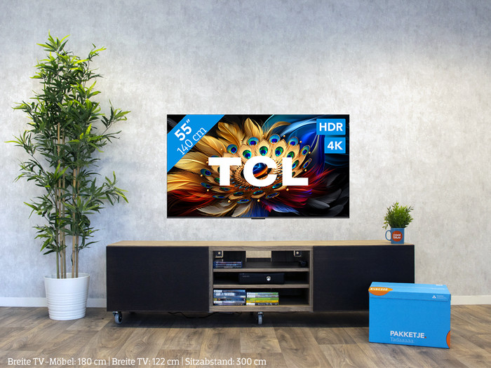 TCL QLED 55C61B (2024) visuelles Coolblue 1