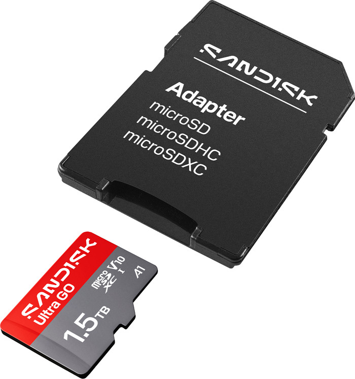 SANDISK Ultra GO microSDXC 1,5TB oberseite
