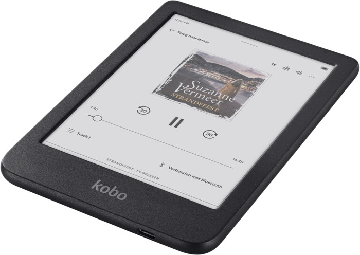 Kobo Clara Colour Black left side