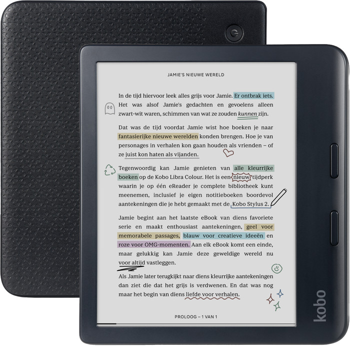 Kobo Libra Colour Black | Coolblue | E-readers
