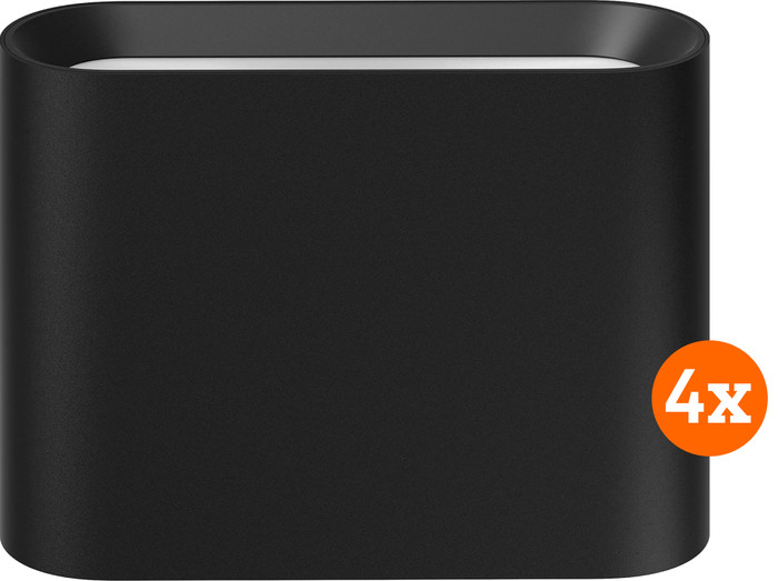Philips Hue Dymera Wandleuchte - White & Color - Schwarz 4er-Pack Main Image