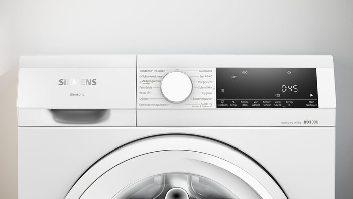 Siemens WN34A141 - 9/5kg detail