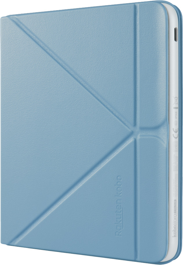 Kobo Libra Colour SleepCover Blue right side