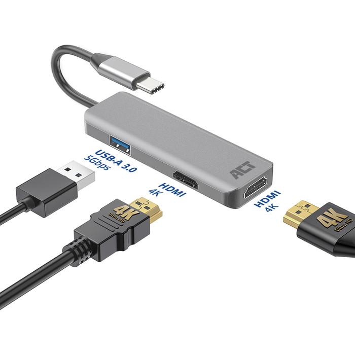 ACT USB-C 4K HDMI/USB-A Multiport Adapter visual supplier