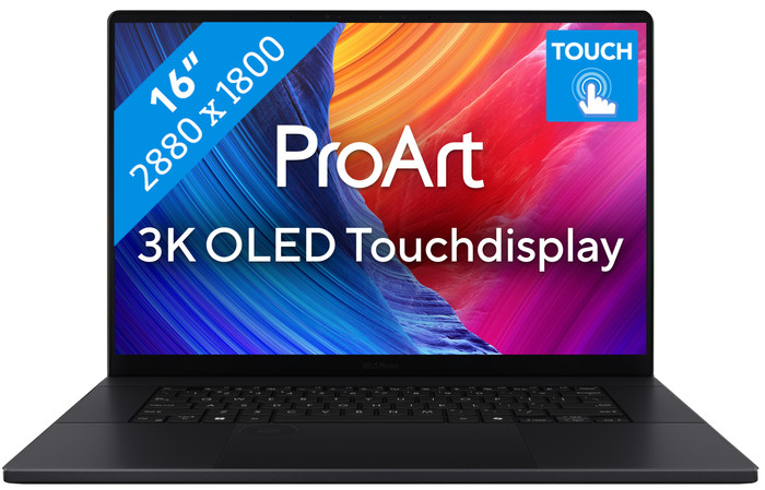 ASUS ProArt P16 OLED H7606WP-RJ090W - 16" - AMD Ryzen AI 9 - 32GB RAM/2TB SSD - RTX 5070 Main Image