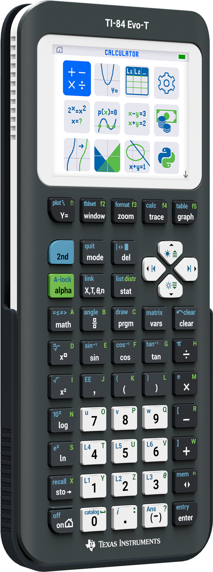 Texas Instruments TI-84 Evo-T Grafikfähiger Taschenrechner rechte seite