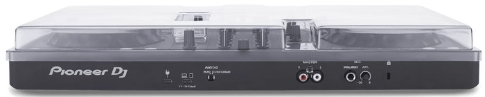 Decksaver Pioneer DJ DDJ-FLX4 Cover rückseite