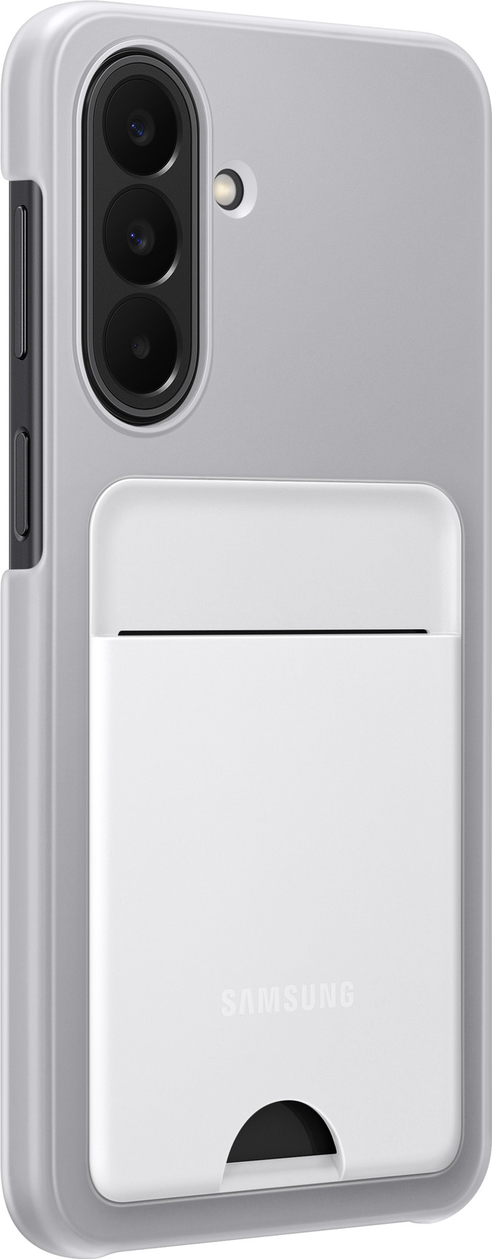 Samsung Galaxy A27 Card Slot Backcover Grau rechte seite
