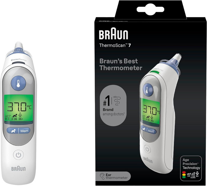 Braun ThermoScan 7 IRT6520WE verpackung