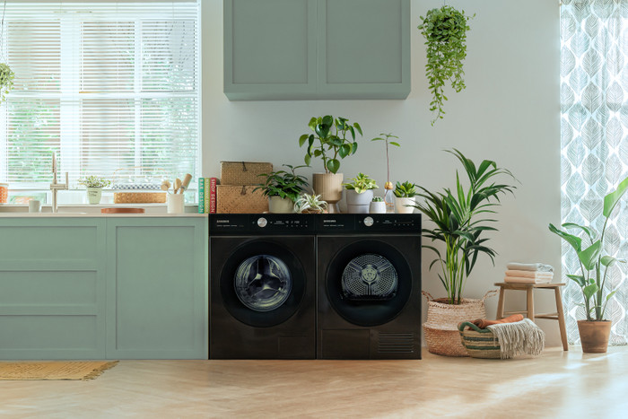 Samsung WW90DB8U95GBU3 Bespoke QuickDrive produkt in gebrauch