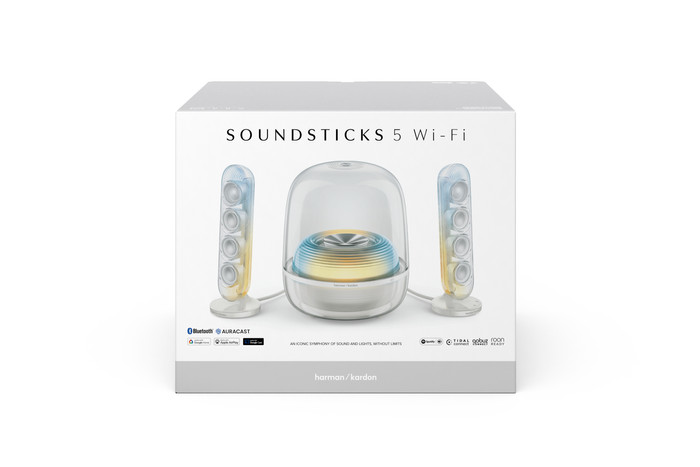 Harman Kardon SoundSticks 5 WLAN Weiß verpackung