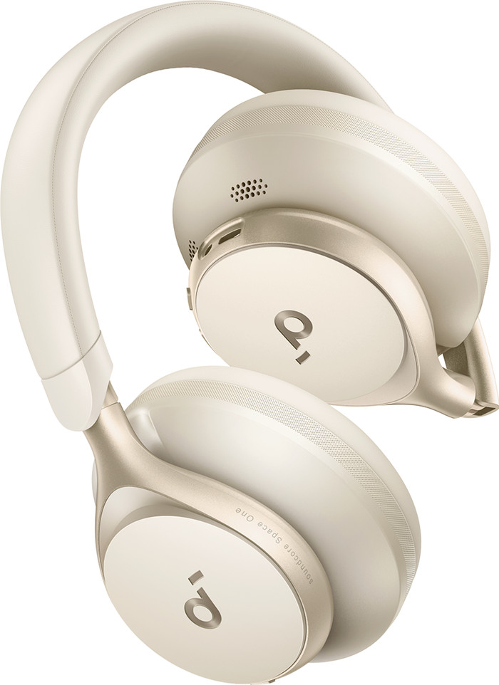 Soundcore Space One Creme + BlueBuilt Quick-Charge-Ladegerät mit USB-A-Port 18 W Schwarz detail