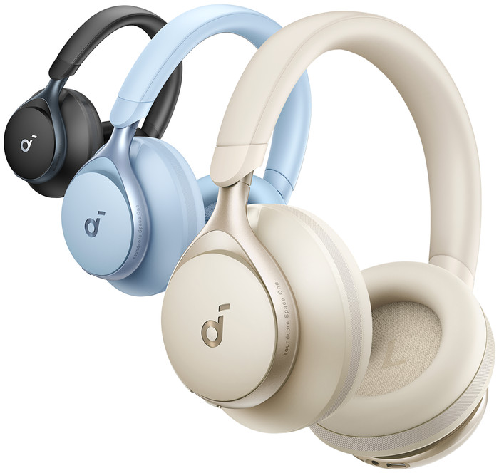 Soundcore Space One Creme + BlueBuilt Quick-Charge-Ladegerät mit USB-A-Port 18 W Schwarz visueller lieferant