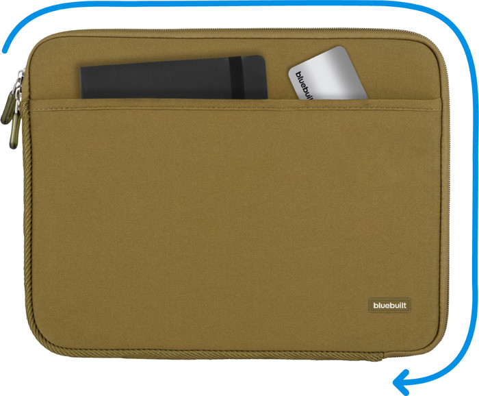 BlueBuilt Laptophülle Breite 33 cm 14 Zoll M Grün visuelles Coolblue 1