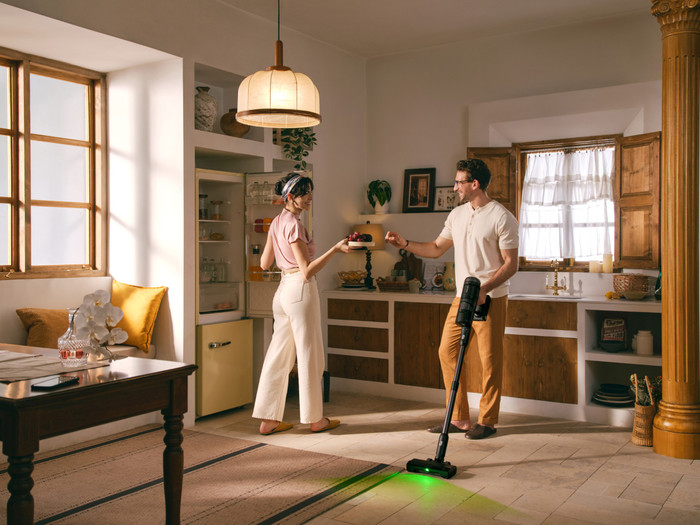 Roborock H60 Hub Ultra produkt in gebrauch